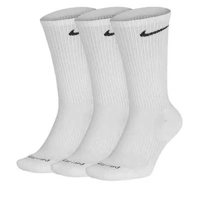 3 paires de chaussettes Everyday Cushion Crew blanches, taille - Nike | Little Burgundy Shoes