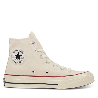 Converse Chuck 70 Hi Sneakers Parchment White Bone, Womens / Mens Canvas