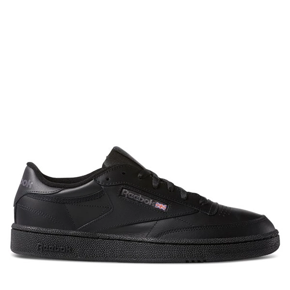 Reebok Men's Club C Sneakers Black, Leather