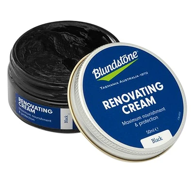 Blundstone Renovating Cream in Black, Leather
