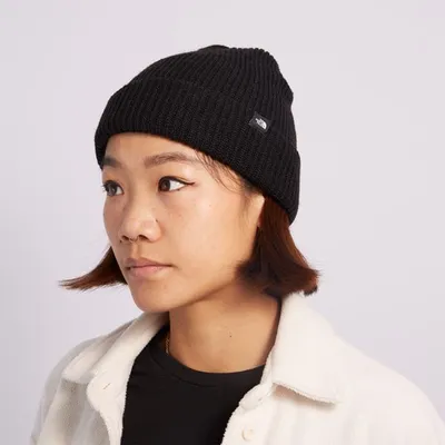 The North Face Free Beanie Hat in Black, Acrylic