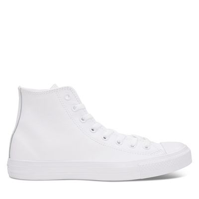 Chuck Taylor All Star Hi Leather Sneakers Mono White