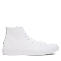 Converse Chuck Taylor All Star Hi Leather Sneakers Mono White, Womens / Mens