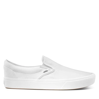 Baskets Classic ComfyCush Slip-Ons blanches, taille - Vans | Little Burgundy Shoes