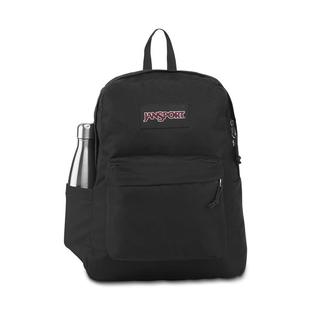 JanSport Superbreak Plus Backpack in Black, Polyester