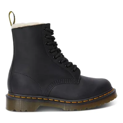 Dr. Martens Women's 1460 Serena Winter Boots in Black, Size 6, Leather