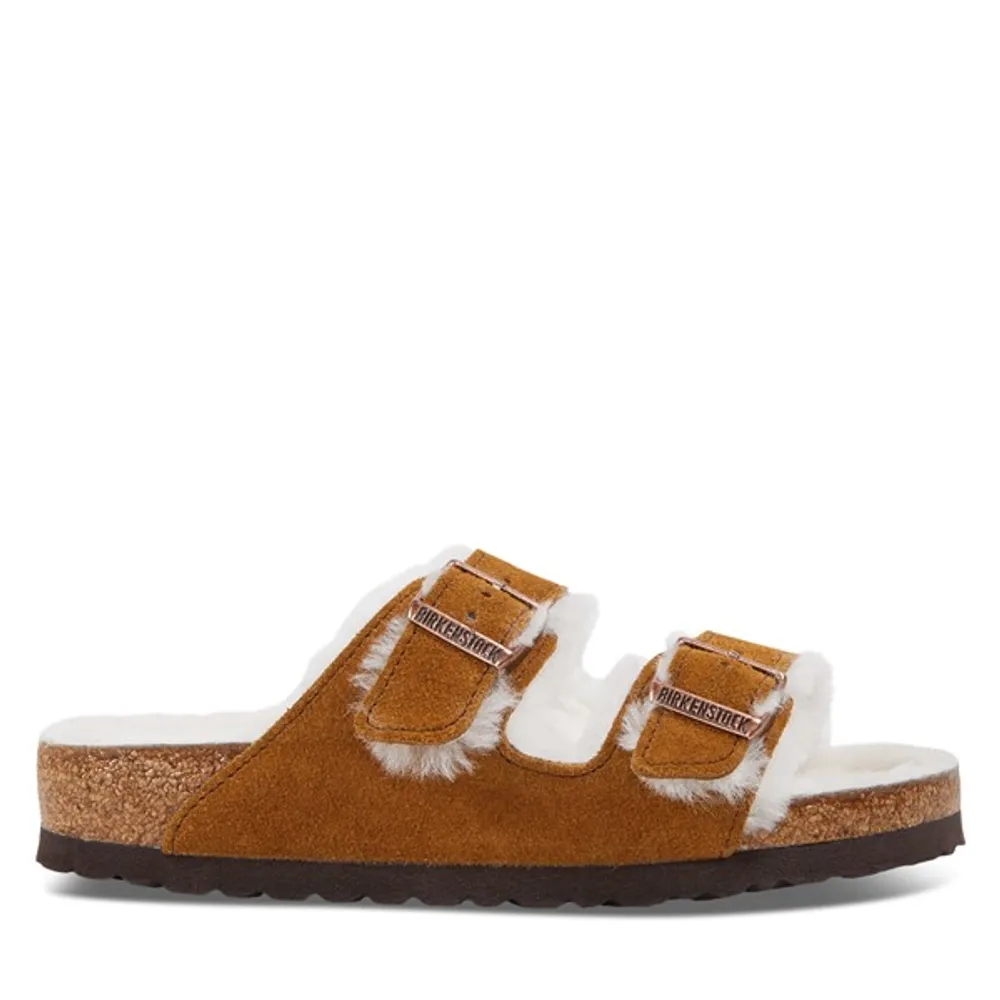 BIRKENSTOCK - Arizona Suede Sandals - Camel