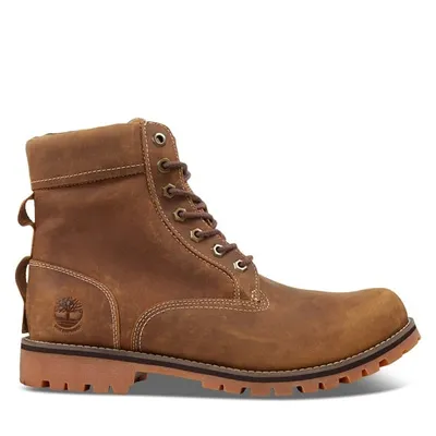 Timberland Men's 6 Rugged Waterproof Boots Brown, Leather