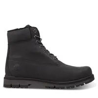 Timberland Men's 6-Inch Fur Lined Winter Waterproof Boots Black, Leather