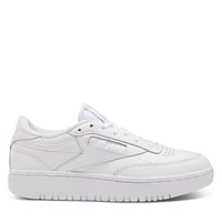 Reebok Women's Club C Double Sneakers White, Leather