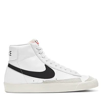 Nike Men's Blazer Mid 77 Black White Misc, Leather