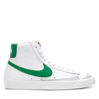 Nike Men's Blazer Mid 77 White/Green, Leather