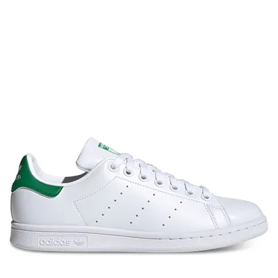 adidas Women's Stan Smith Primegreen Sneakers White/Green, Rubber