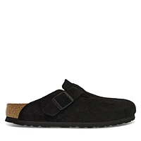 Birkenstock Women's Boston Clogs Black, / EU Leather