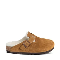 Birkenstock Women's Boston Shearling Clogs Brun, / EU Suede