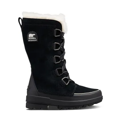 Sorel Women's Tivoli IV Tall Winter Waterproof Boots Black, Leather