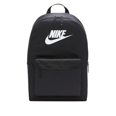 Nike Heritage Backpack in Black White, Polyester