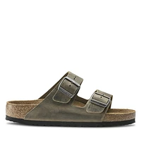 Birkenstock Men's Arizona Sandals Khaki Kaki, / EU Leather