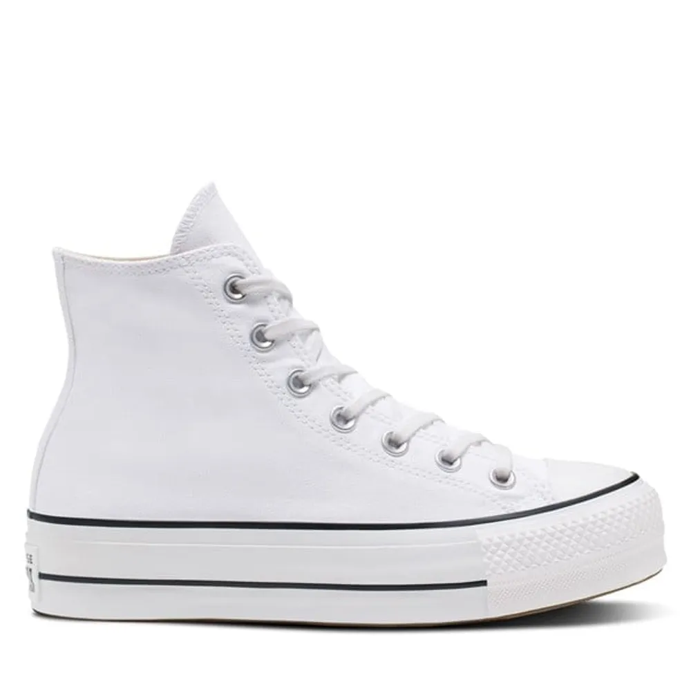 Converse Women's Chuck Taylor All Star Lift Hi Sneakers White, Canvas