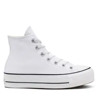 Converse Women's Chuck Taylor All Star Lift Hi Sneakers White, Canvas