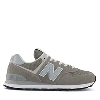 New Balance Men's 574 Sneakers Gris, Suede