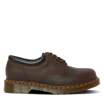 Dr. Martens Men's 8053 Crazy Horse Casual Lace-Up Shoes Brown, Leather