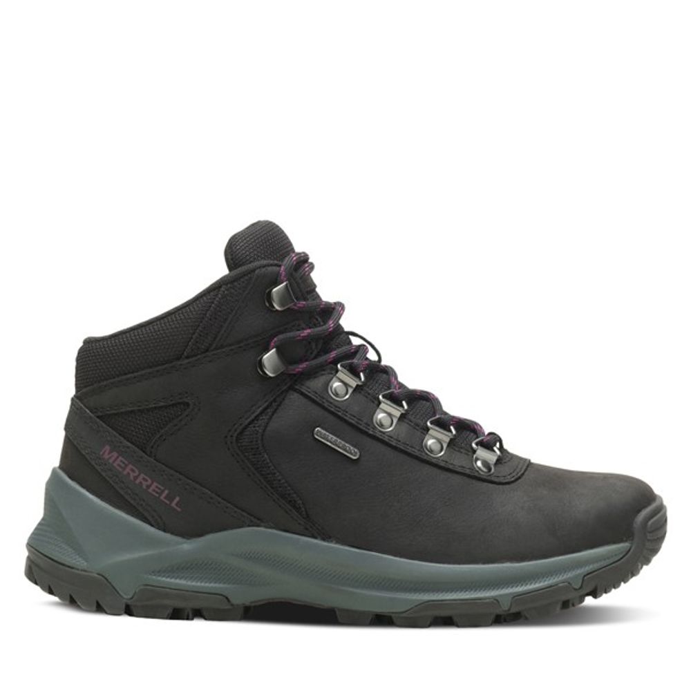 Women's Erie Mid Waterproof Hiking Boots Black