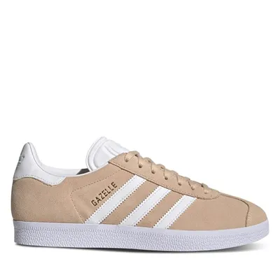 adidas Women's Gazelle Sneakers in Pink/White in Rose Misc, Size 5.5, Suede