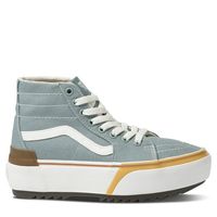 SK8-Hi Stacked Platform Sneakers Green/Beige