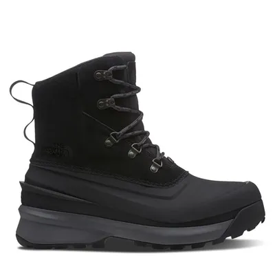 The North Face Men's Chilkat V Lace-Up Winter Waterproof Boots Black, Suede