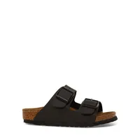 Birkenstock Little Kids' Arizona Sandals Black, Largeittle Kid / EU Leather