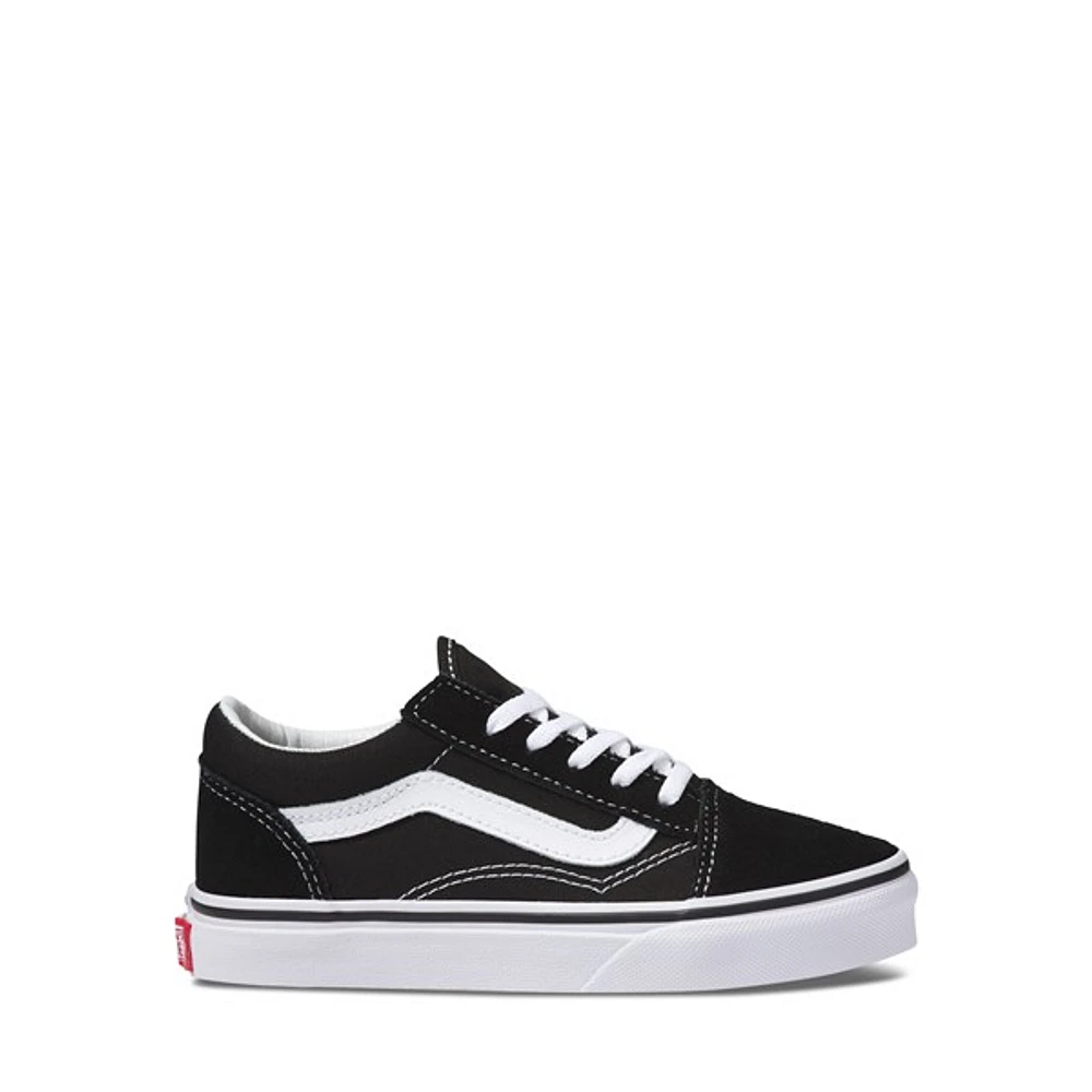 Vans Little Kids' Old Skool Sneakers Black White, Largeittle Kid Canvas