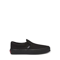 Vans Little Kids' Classic Slip-Ons Black, Largeittle Kid Canvas