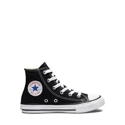 Converse Little Kids' Chuck Taylor All Star Hi Sneakers Black White, Largeittle Kid Canvas