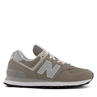 New Balance Women's 574 Sneakers Gris, Suede
