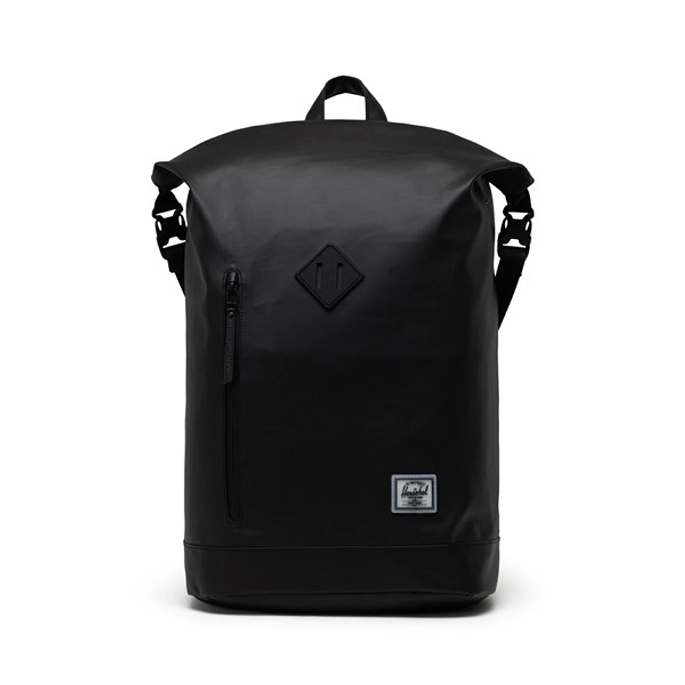 Herschel Supply Co. Weather Resistant Roll Top Backpack in Black