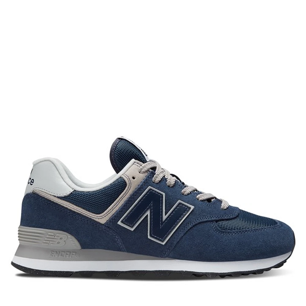 New Balance Men's 574 Sneakers Marine, Suede