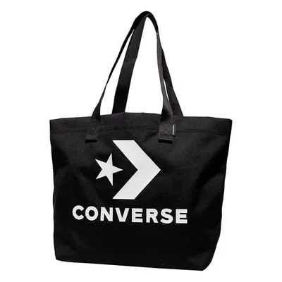 Converse Star Chevron Tote in Black White, Cotton