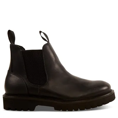 Floyd Men's Harry Cheslea Waterproof Boots Black, Leather