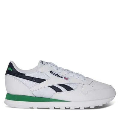 Men's Classic Leather Sneakers White/Blue/Green