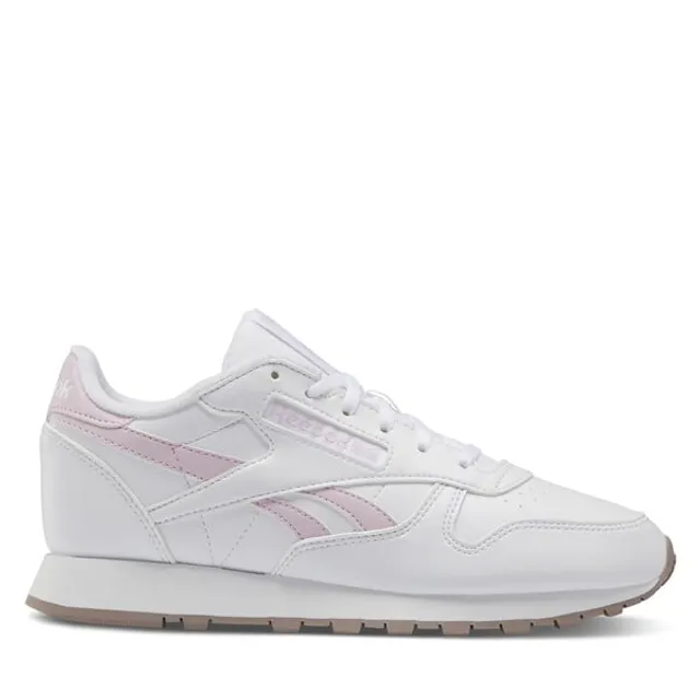 Reebok Women's Classic Vegan Sneakers White/Pink White Misc, Rubber