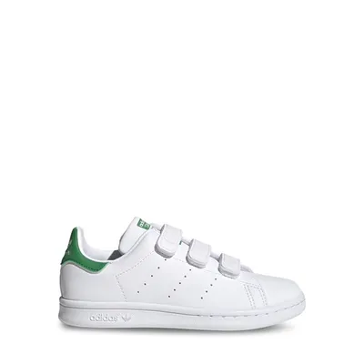Little Kids' Stan Smith Sneakers White/Green en Blanc Divers, taille Kid - adidas | Burgundy Shoes