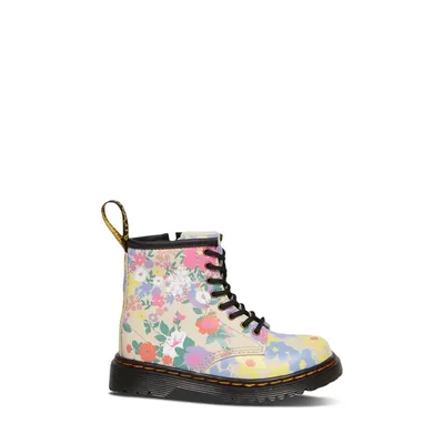 Toddler's 1460 Lace-Up Boots Multicolor Floral