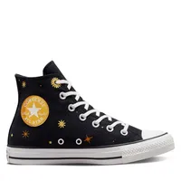 Women's Chuck Taylor Hi Sneakers Black/Yellow