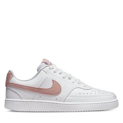 Women's Court Vision Low Next Nature Sneakers White/Pink