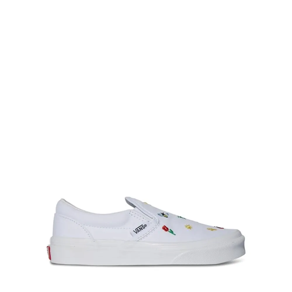 Little Kids' Garden Party Classic Slip-On Shoes White
