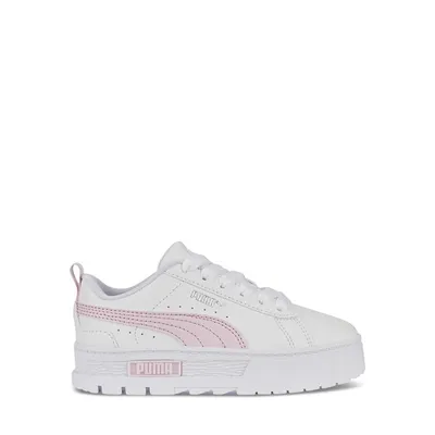 Little Kids' Mayze Platform Sneakers White/Pink