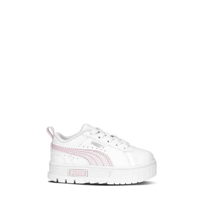 Toddler's Mayze Platform Sneakers White/Pink