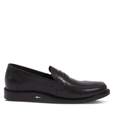 Flâneurs Mavrick noirs pour hommes, taille - Floyd | Little Burgundy Shoes