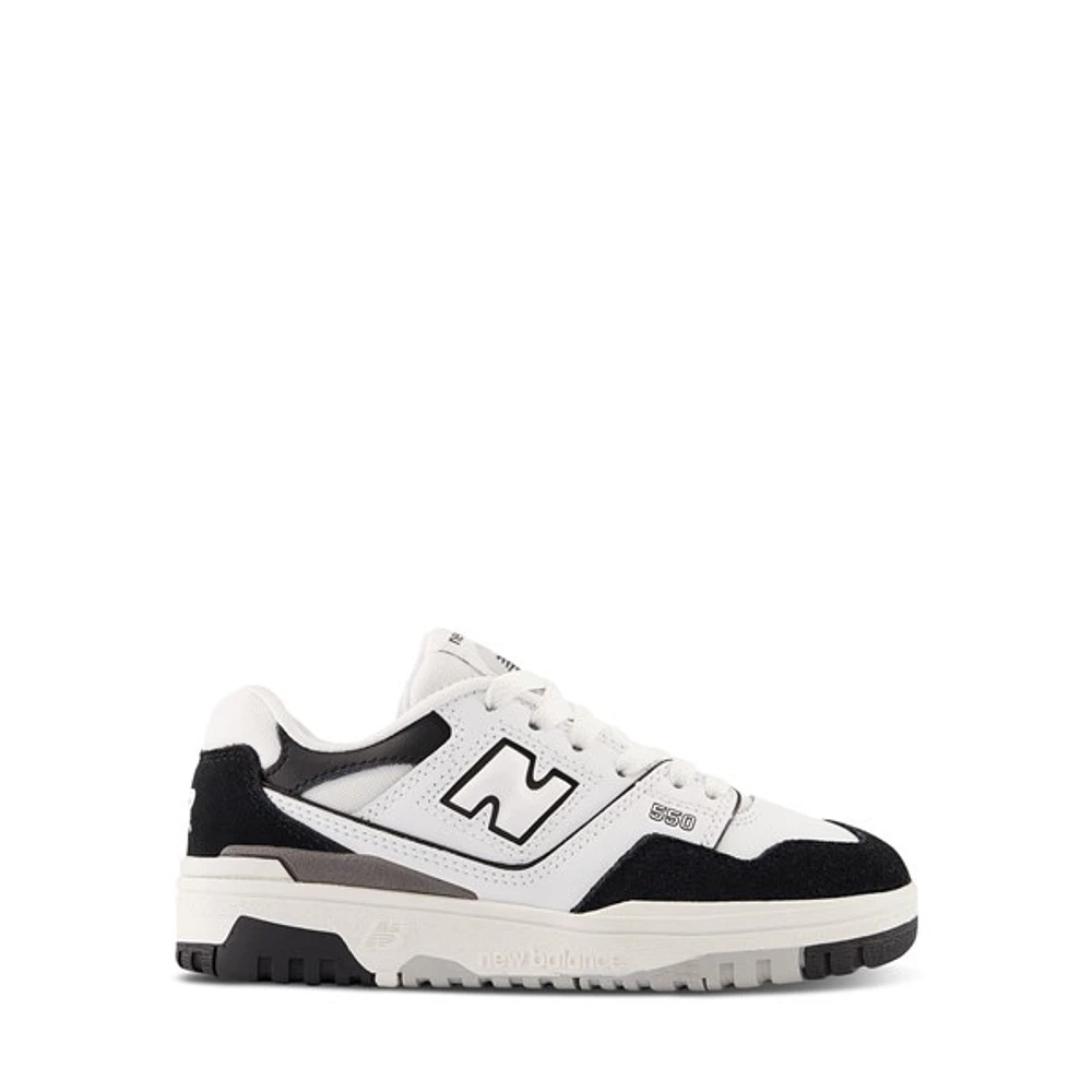 New Balance Little Kids' BB550 Sneakers Black White Misc, Largeittle Kid Suede